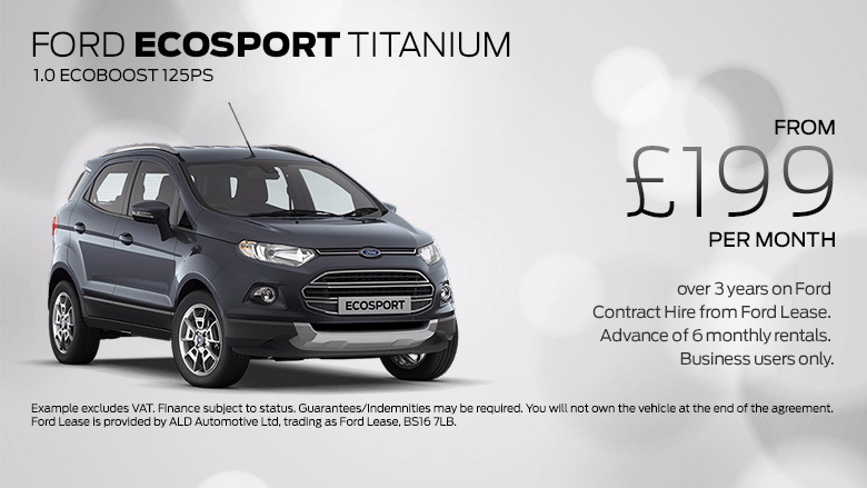 Ford EcoSport Titanium - Contract Hire